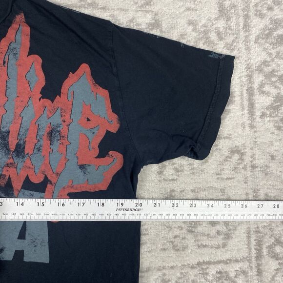 Vintage Adrenaline MMA T Shirt Y2K Graphic Black Tee Men’s Size Medium - Picture 3 of 4